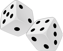 Black dice, dice, dice roll, dice roll 2, dice roll two, die, two