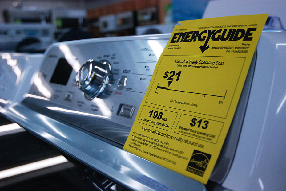 What does an EnergyGuide label tell you?